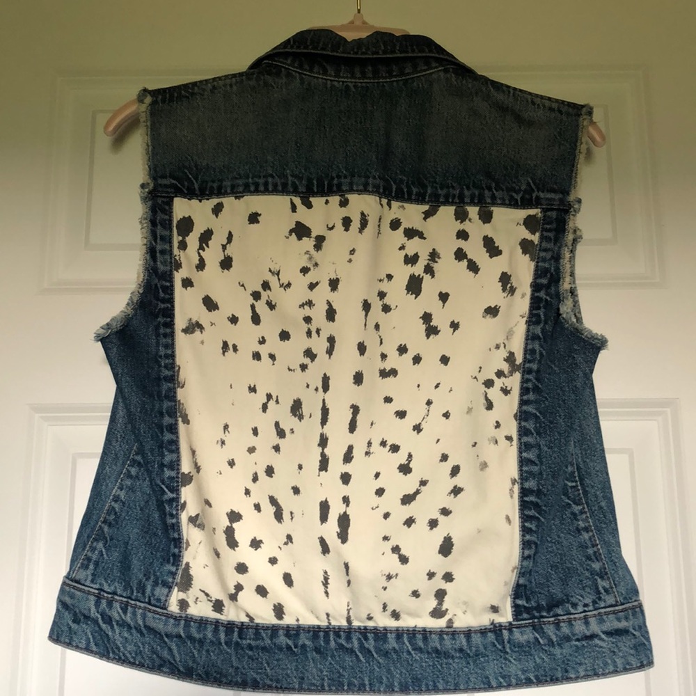 MOTHER The Bruiser Denim Vest XS, NEW WITH TAGS